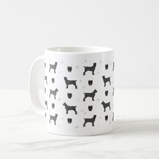 Caneca De Café Cane Corso, Italian Mastiff dog (Frente Esquerda)