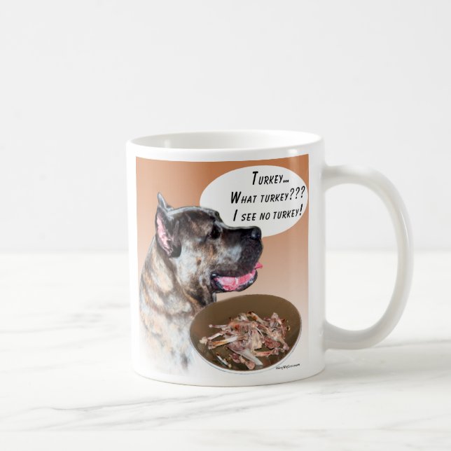 Caneca De Café Cane Corso Turkey (Direita)