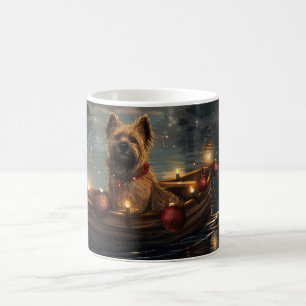Caneca De Café Cane Corso Viagem Festiva de Natal