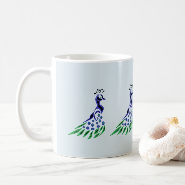 Caneca De Café Caneca: A Pavão (Com Donut)