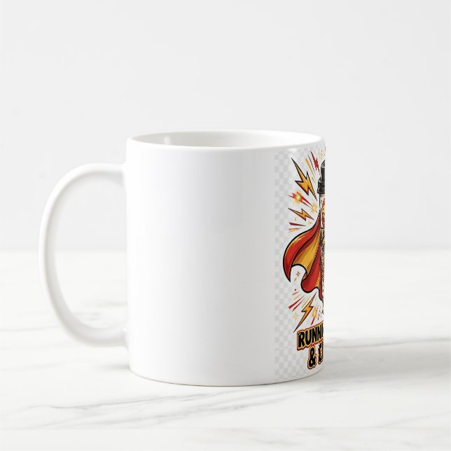 Caneca De Café Caneca Black Friday Correndo com Café e Liquidação (Esquerda)