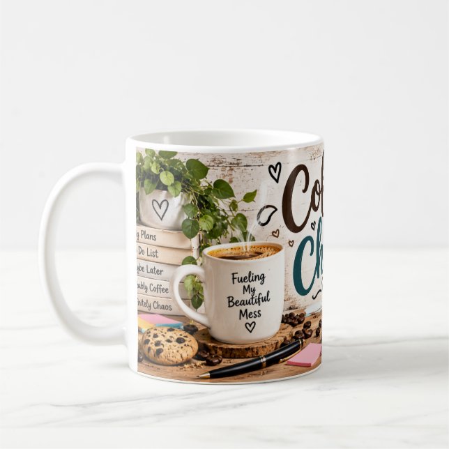 Caneca De Café Caneca Café & Caos (Esquerda)