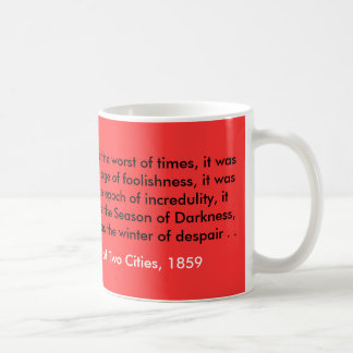 Caneca De Café Caneca, Charles Dickens, um conto de duas cidades