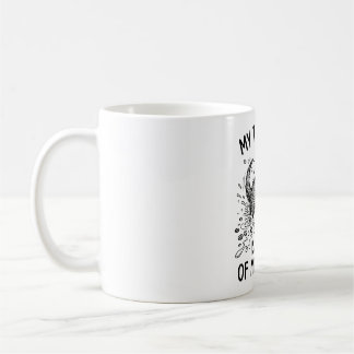 Caneca De Café Caneca Clássica: Café da Manhã Terapia com Lontra
