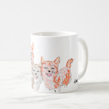 Caneca: Corgi Trio