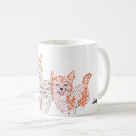 Caneca De Café Caneca: Corgi Trio