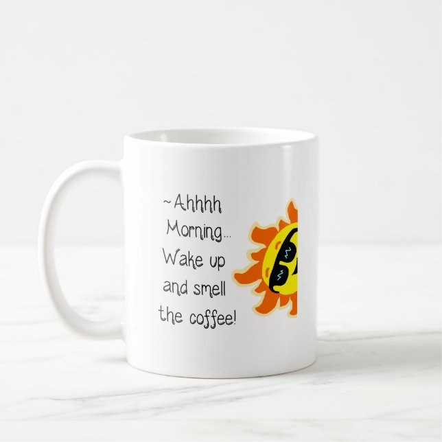 Caneca De Café Caneca da Manhã - Acorde e cheire o café (Esquerda)