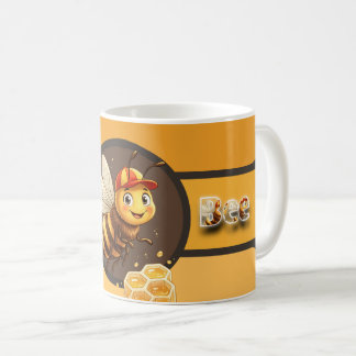 Caneca De Café "Caneca de Café de Cerâmica de Abelha e Mel"