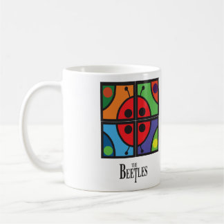 Caneca De Café "Caneca de café gráfica dos besouros"