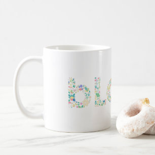 Caneca De Café “Caneca de Carta Botânica BLOOM – Tipografia Minim