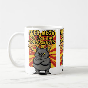 Caneca De Café "Caneca de Pizza Engraçada – Fatia de Felicidade p