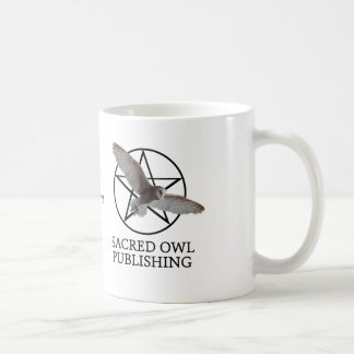 Caneca De Café "Caneca de publicação da coruja sagrado"