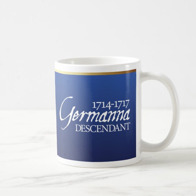 Caneca De Café Caneca: Descendente de Germanna (Direita)