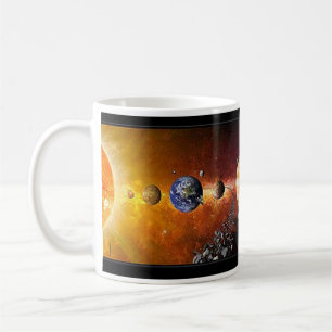 Caneca De Café Caneca do café do sistema solar