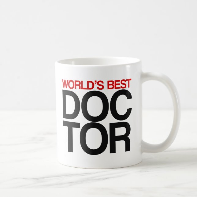 Caneca De Café Caneca do doutor café do mundo a melhor (Direita)