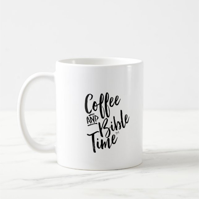 Caneca De Café Caneca do tempo do café e da bíblia (Esquerda)