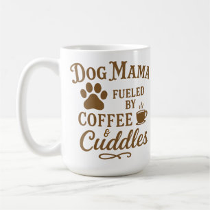 Caneca De Café Caneca Dog Mama - Energizada por Café & Abraços -
