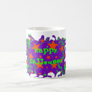 Caneca De Café "Caneca fascinada do Dia das Bruxas feliz" do