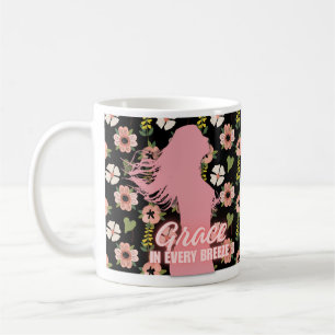 Caneca De Café Caneca Garota Espírito Livre Café com Citação In