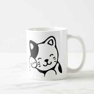 Caneca De Café Caneca. Gato do monograma