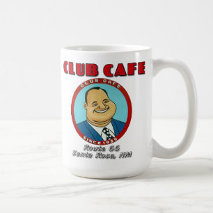 Caneca De Café Caneca gorda do homem do café do clube com