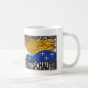 Caneca De Café Caneca: Kunstschau Wien por Loffler