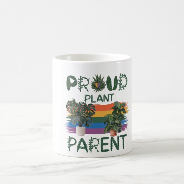 Caneca De Café Caneca-mãe de planta orgulhosa - LGBTQ+ (Centro)