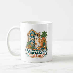 Caneca De Café Caneca Marrakech Gata Dona Café Marrocos Estétic