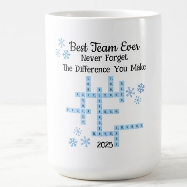 Caneca De Café Caneca: Melhor Equipe de Todos os Tempos (Criador carregado)