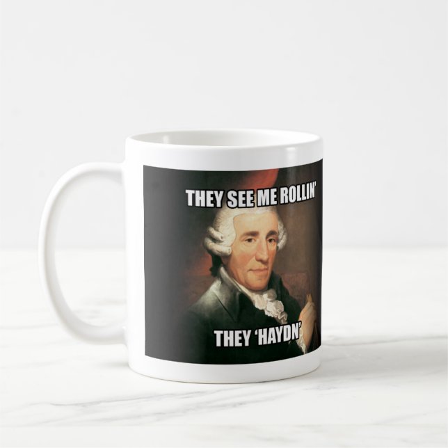 Caneca De Café Caneca: "Meme" - Haydn (Esquerda)