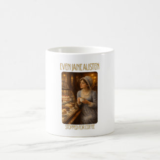 Caneca De Café Caneca Mesmo Jane Austen Parou para Café