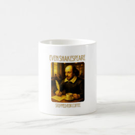 Caneca De Café Caneca Mesmo Shakespeare Parou para Café