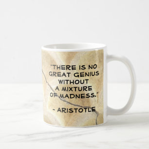 Caneca De Café Caneca: Não há Grande Gênio Sem Loucura