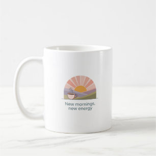 Caneca De Café Caneca Nova Manhãs Nova Energia Café Motivaciona