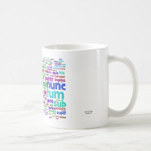 Caneca De Café caneca: palavras principais do aeneid 200