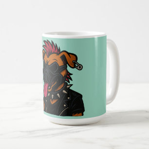 Caneca De Café Caneca para café cachorro maluco