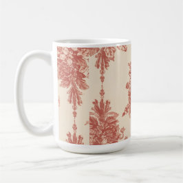 Caneca De Café Caneca, Tapeçaria Romântica em Vermelho