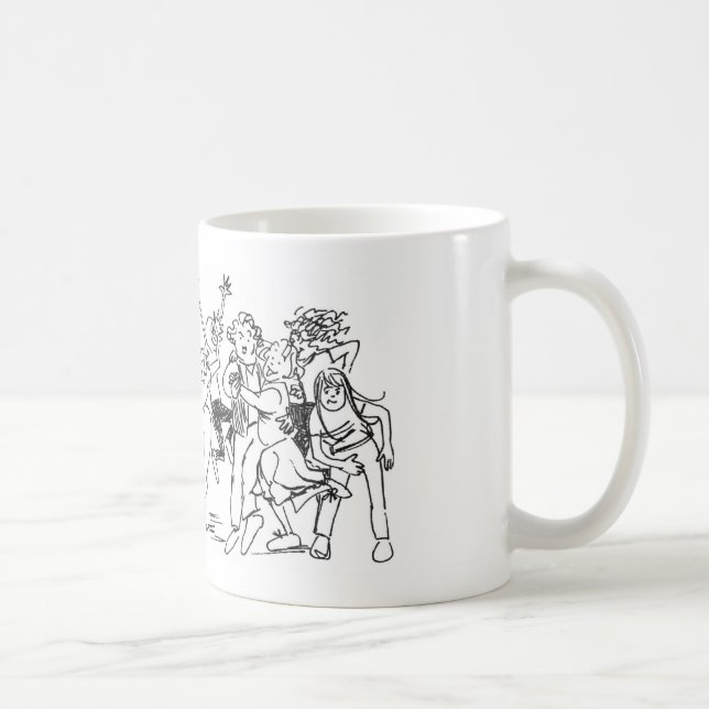 Caneca De Café Caneca: Tolos da dança (Direita)