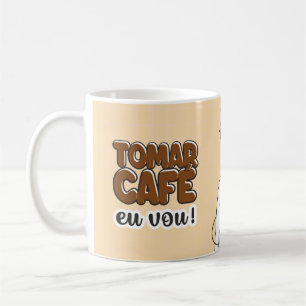 Caneca De Café Caneca Tomar Café que vou. Café não Costuma Faiá