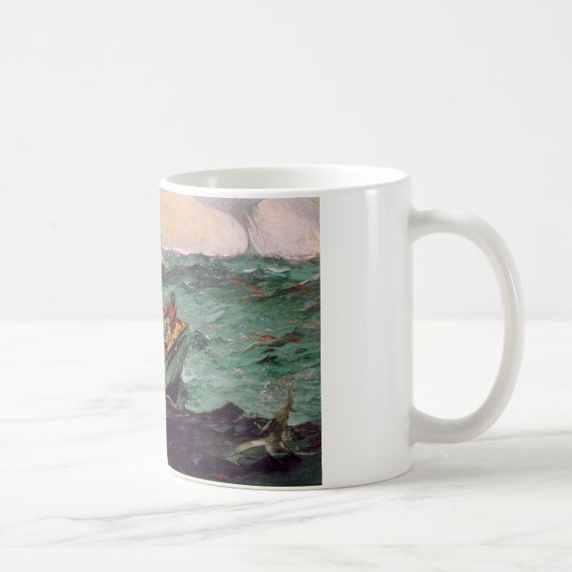 Caneca De Café Caneca: Winslow Homer o Gulf Stream (Direita)