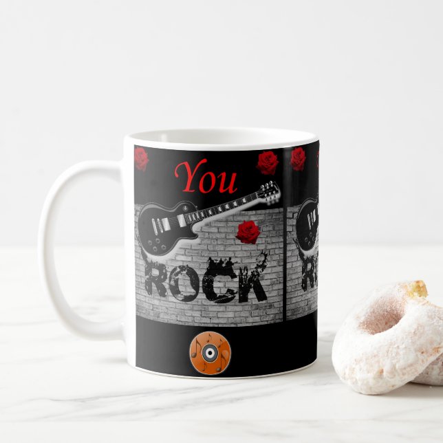 Caneca De Café canecas, rock (Com Donut)