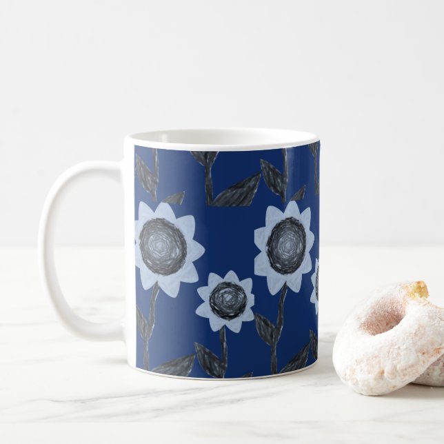 Caneca De Café Canela de girassol (Com Donut)