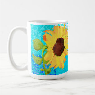 Caneca De Café Canela de girassol