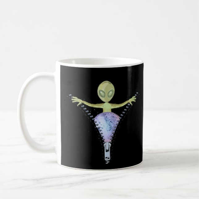 Caneca De Café Caneta de Alienígena (Esquerda)