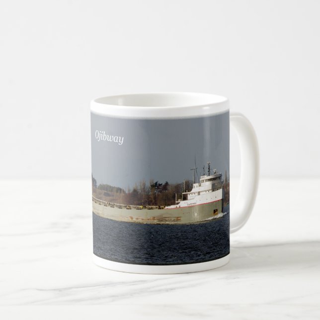 Caneca De Café Caneta de cheio Ojibway (Frente Esquerda)