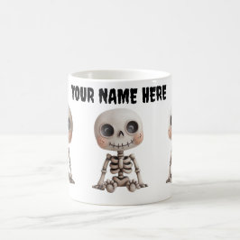 Caneca De Café Caneta de Esqueleto Cujo Cachorro Personalizado