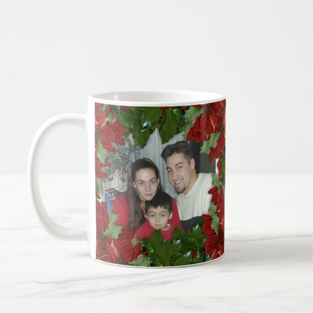 Caneca De Café Caneta de fotos no Natal 2 (Esquerda)