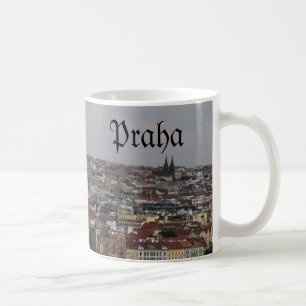 Caneca De Café Caneta mágica de Praga cityscape