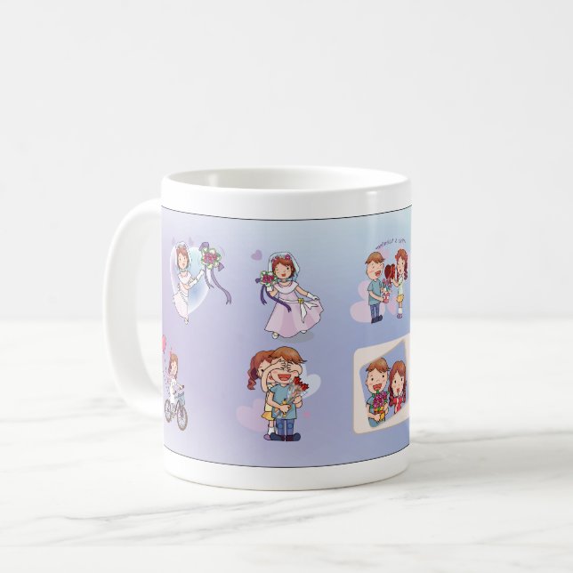 Caneca De Café caneta personalizada exclusiva (Frente Esquerda)