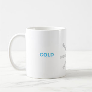 Caneca De Café Caneta "quente frio"